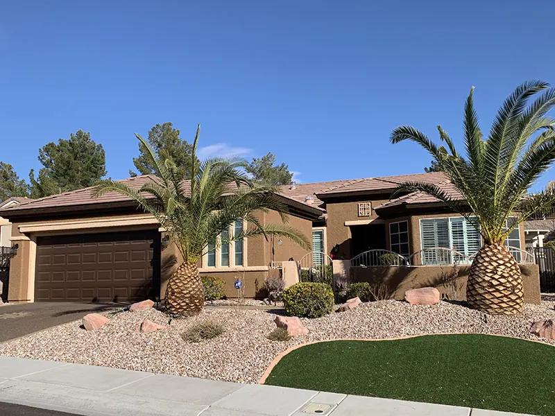 Finished exterior repaint, Las Vegas valley